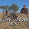 Giraffe and Zebra Hunt